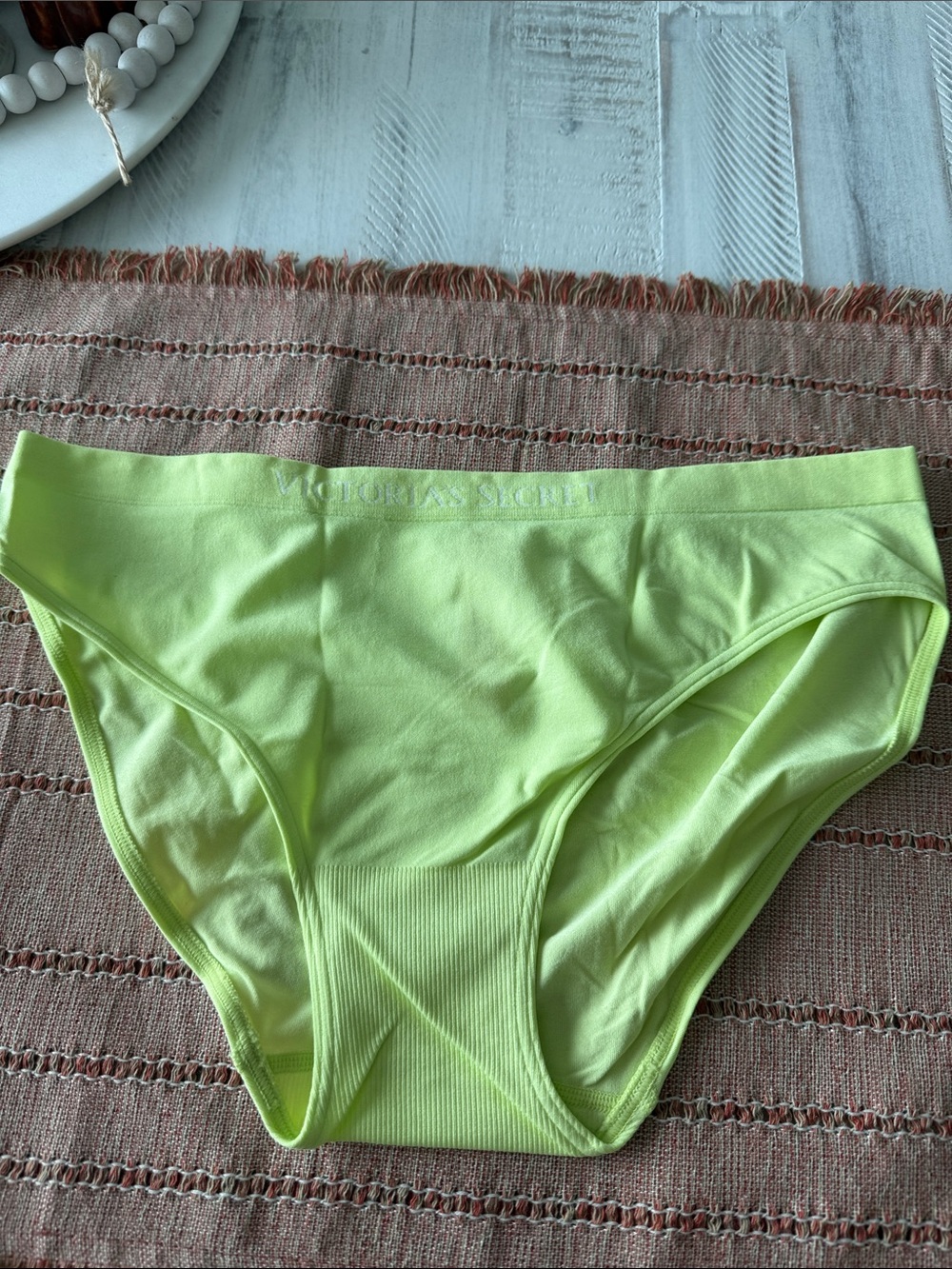 Victoria’s Secret bright yellow bikini panty large NWT
